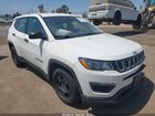 2018 Jeep Compass Sport Fwd White vin: 3C4NJCAB3JT287360