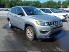 2018 Jeep Compass Sport Fwd Silver vin: 3C4NJCAB9JT411132