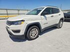 2017 Jeep Compass Sport White vin: 3C4NJCABXHT658279