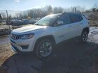 2018 Jeep Compass Limited White vin: 3C4NJCCB4JT301733