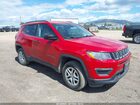 2018 Jeep Compass Sport 4x4 Red vin: 3C4NJDAB2JT330835