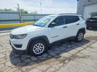 2017 Jeep Compass Sport Белый vin: 3C4NJDAB4HT667212