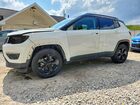 2019 Jeep Compass Latitude Белый vin: 3C4NJDBB0KT622998