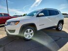 2019 Jeep Compass Latitude White vin: 3C4NJDBB0KT847552