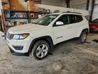 2021 Jeep Compass Latitude White vin: 3C4NJDBB0MT543723