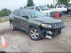 2017 Jeep New Compass Latitude 4x4 Green vin: 3C4NJDBB2HT657633