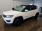 2018 Jeep Compass Latitude White vin: 3C4NJDBB4JT241153