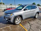2019 Jeep Compass Latitude Silver vin: 3C4NJDBB7KT818310