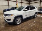 2020 Jeep Compass Latitude White vin: 3C4NJDBB9LT150334