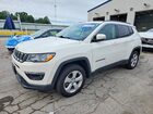 2021 Jeep Compass Latitude White vin: 3C4NJDBB9MT501745
