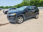 2018 Jeep Compass Latitude Black vin: 3C4NJDBBXJT155183