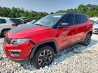 2020 Jeep Compass Trailhawk Красный vin: 3C4NJDDB2LT177176