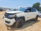 2020 Jeep Compass Trailhawk White vin: 3C4NJDDB3LT195413
