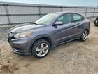 2018 Honda Hr-v Lx Gray vin: 3CZRU5H34JM719445