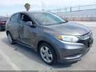 2017 Honda Hr-v Lx Gray vin: 3CZRU5H35HM703734