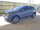 2022 Honda Hr-v Lx Gray vin: 3CZRU5H37NM721003