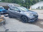 2022 Honda Hr-v Awd Sport Gray vin: 3CZRU6H10NM707402
