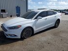 2018 Ford Fusion Titanium White vin: 3FA6P0D9XJR188239