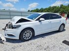 2018 Ford Fusion S White vin: 3FA6P0G71JR270368