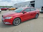 2017 Ford Fusion S Красный vin: 3FA6P0G7XHR107745