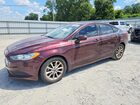 2017 Ford Fusion Se Бордовый vin: 3FA6P0H74HR161301