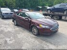 2017 Ford Fusion Se Maroon vin: 3FA6P0H74HR412494