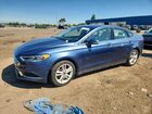 2018 Ford Fusion Se Blue vin: 3FA6P0HD2JR104431