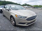 2018 Ford Fusion Se Beige vin: 3FA6P0HD3JR164752