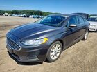 2020 Ford Fusion Se Gray vin: 3FA6P0HD7LR183078