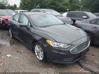 2020 Ford Fusion Se Gray vin: 3FA6P0HDXLR191708