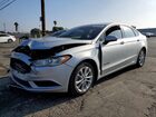 2019 Ford Fusion Se Silver vin: 3FA6P0LU3KR235098