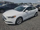 2018 Ford Fusion Se Hybrid White vin: 3FA6P0LU5JR163495