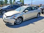 2018 Ford Fusion Se Hybrid Beige vin: 3FA6P0LU7JR257149