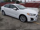 2019 Ford Fusion Hybrid Se White vin: 3FA6P0LU7KR190828