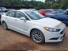 2017 Ford Fusion Hybrid Se White vin: 3FA6P0LU9HR301954