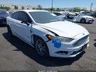 2017 Ford Fusion Hybrid Se White vin: 3FA6P0LUXHR408043