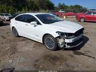 2018 Ford Fusion Hybrid Titanium White vin: 3FA6P0RU0JR269943