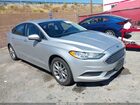 2017 Ford Fusion Hybrid S Серебряный vin: 3FA6P0UU2HR330789