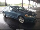 2018 Ford Fusion Hybrid S Blue vin: 3FA6P0UU2JR273662