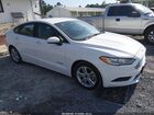 2018 Ford Fusion Hybrid S White vin: 3FA6P0UU4JR254403