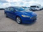 2018 Ford Fusion Hybrid S Blue vin: 3FA6P0UU8JR100552