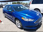 2018 Ford Fusion Hybrid S Blue vin: 3FA6P0UU8JR209447