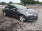 2018 Ford Fusion Hybrid S Серый vin: 3FA6P0UU8JR254498