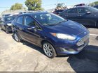 2016 Ford Fiesta Se Blue vin: 3FADP4BJ0GM156417