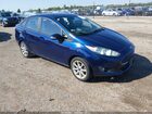2016 Ford Fiesta Se Dark Blue vin: 3FADP4BJ9GM158201