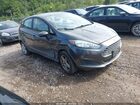 2018 Ford Fiesta Se Gray vin: 3FADP4EJ2JM121977