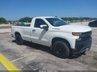 2021 Chevrolet Silverado 1500 2wd  Long Bed Wt White vin: 3GCNWAEK9MG318334