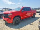 2024 Chevrolet Silverado C1500 Custom Red vin: 3GCPABEK0RG423378