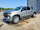 2023 Chevrolet Silverado C1500 Custom Silver vin: 3GCPABEK1PG149489