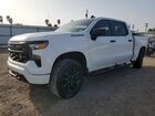 2022 Chevrolet Silverado C1500 Custom White vin: 3GCPABEK2NG572336